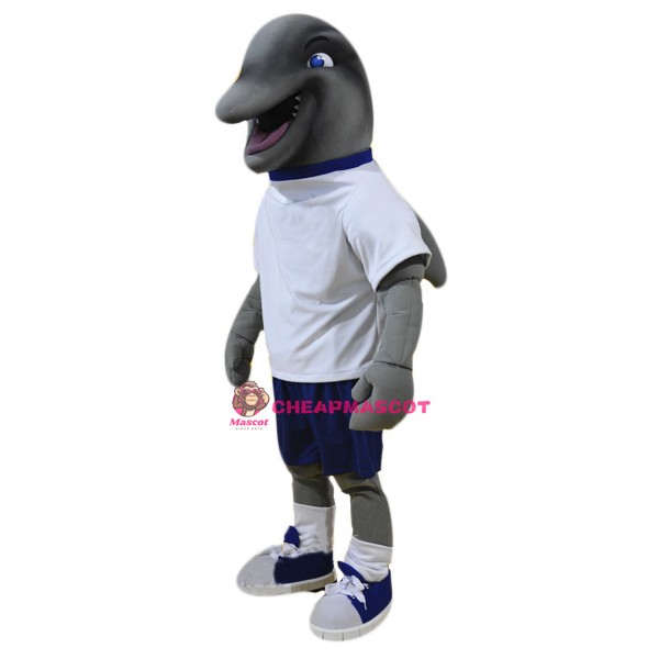 College Dolphin Mascot Costume