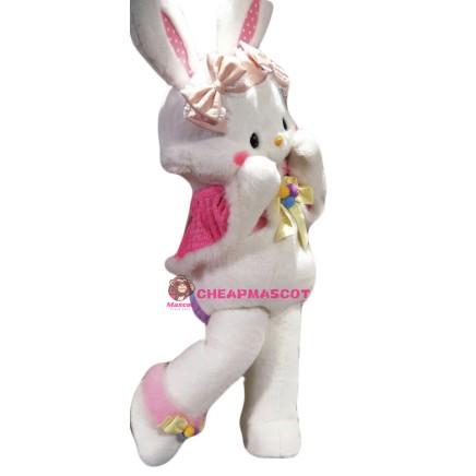 Super Cute Rabbit Mascot Costume