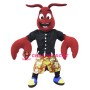 Happy Crawfish Mascot Costume