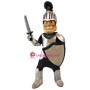 Smiling Knight Mascot Costume