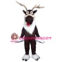 Brown reindeer Christmas reindeer Mascot Costume