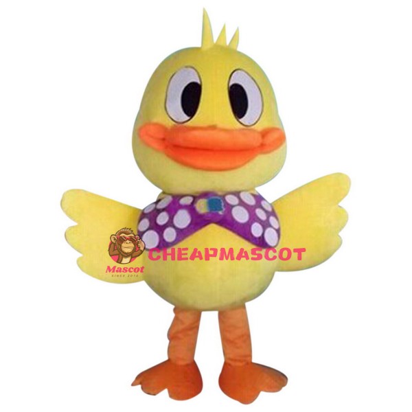 Yellow Duck Mascot Costume