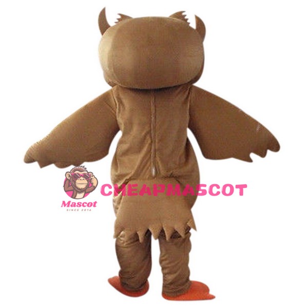 Brown Owl Mascot Costume