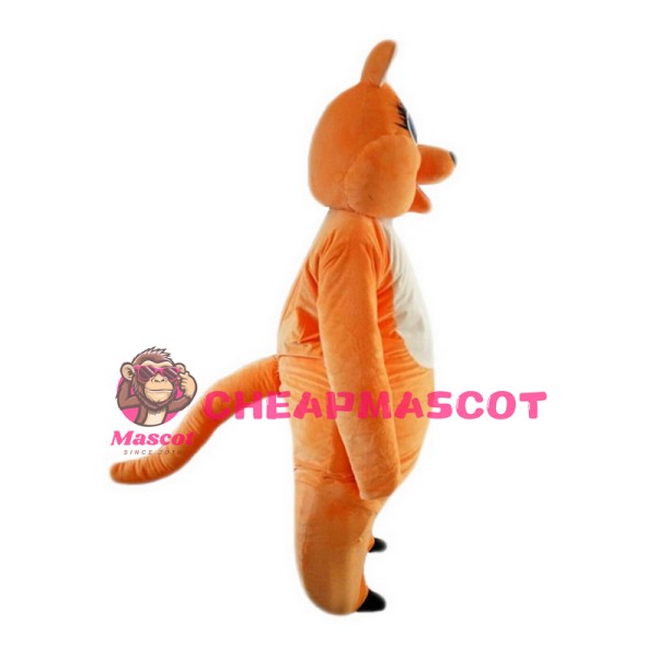 Orange Kangaroo Mascot Costume