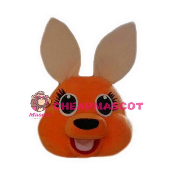 Orange Kangaroo Mascot Costume