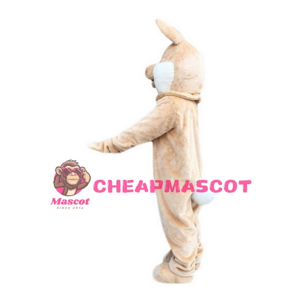 Brown Rabbit Mascot Costume