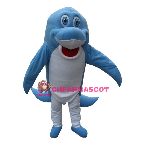 Blue Dolphin Mascot Costumes