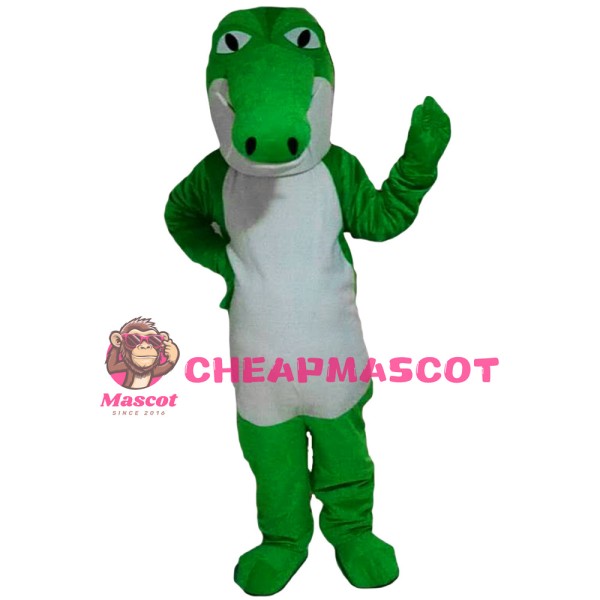 Green Crocodile Mascot Costume