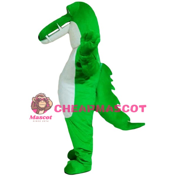 Green Crocodile Mascot Costume
