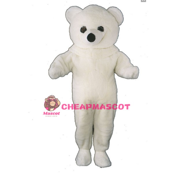White Polar Bear Mascot Costume