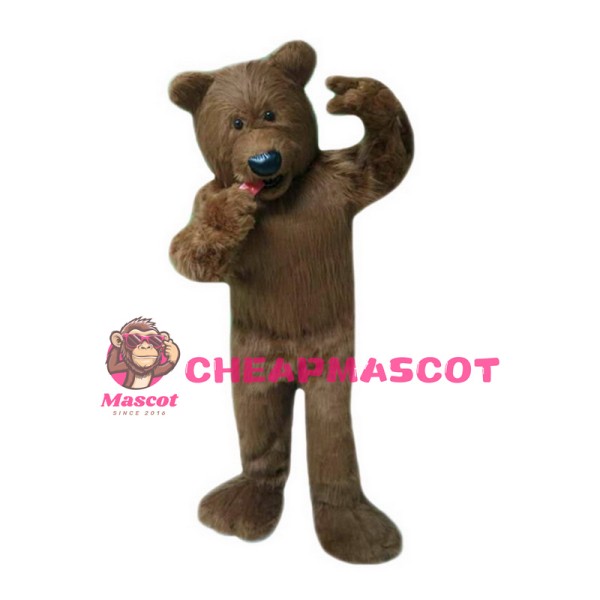 High Quality Plush Brown Mascot Costume