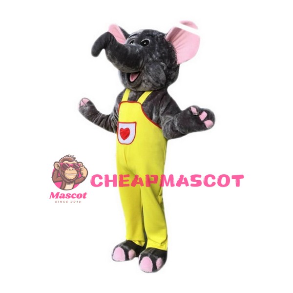Gray Elephant Mascot Costumes