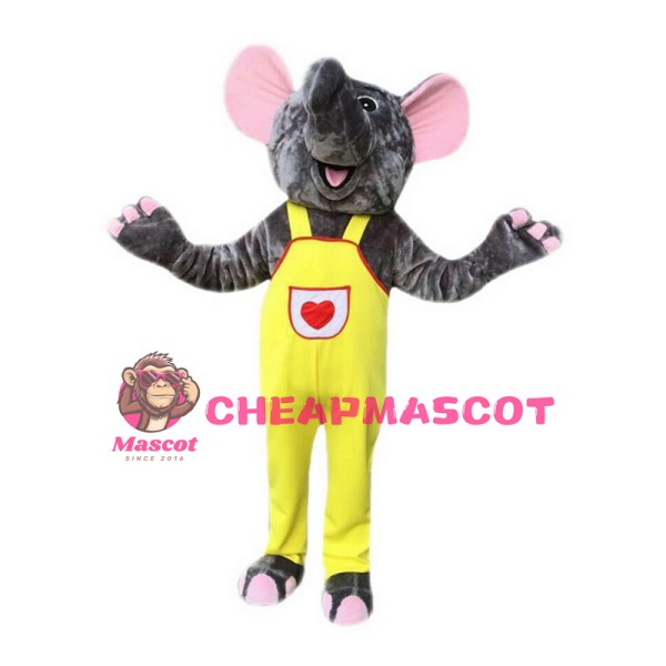 Gray Elephant Mascot Costumes