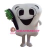 Teeth and toothbrush Mascot Costume