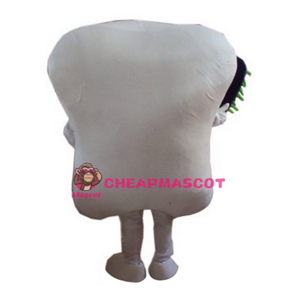 Teeth and toothbrush Mascot Costume