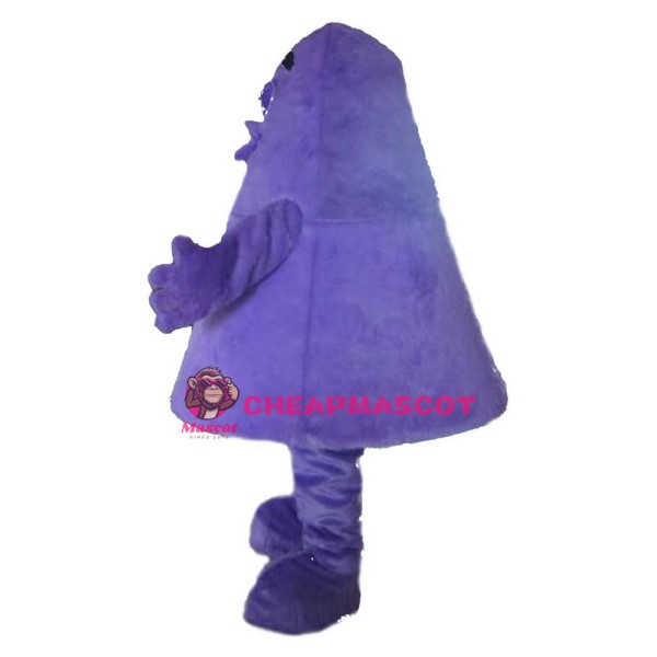Purple monster Mascot Costume