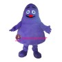 Purple monster Mascot Costume