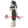 Gray Wolf Husky Dog Mascot Costumes