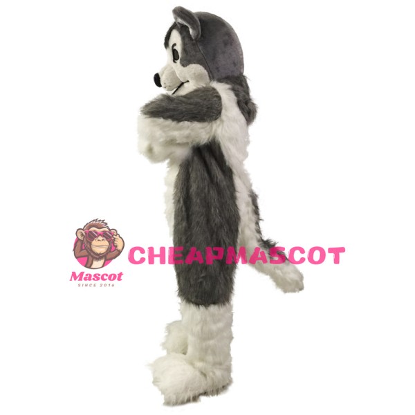 Gray Wolf Husky Dog Mascot Costumes