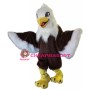 Long Fur Eagle Mascot Costume