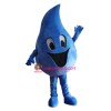 Blue Water Droplet Mascot Costume