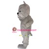Grey Bulldog Lightweight Mascot Costume