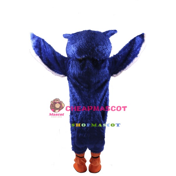 Blue Owl Mascot Costume