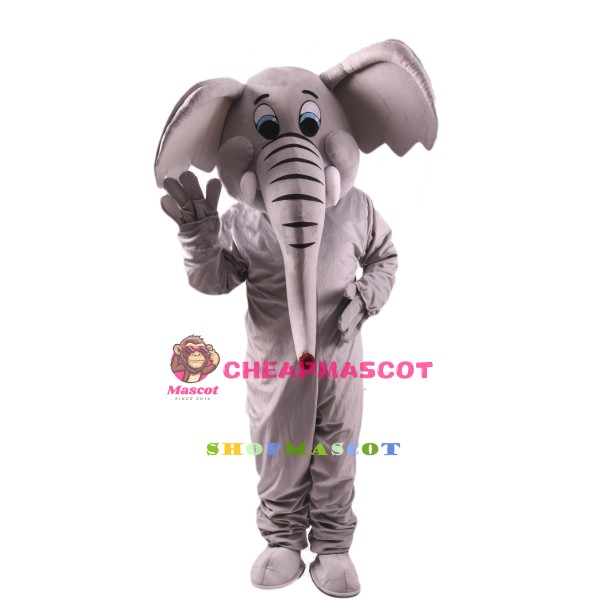 Cartoon Elephant Costume Mascot