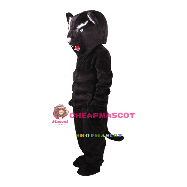 Black Panther Power Cat Mascot Costume