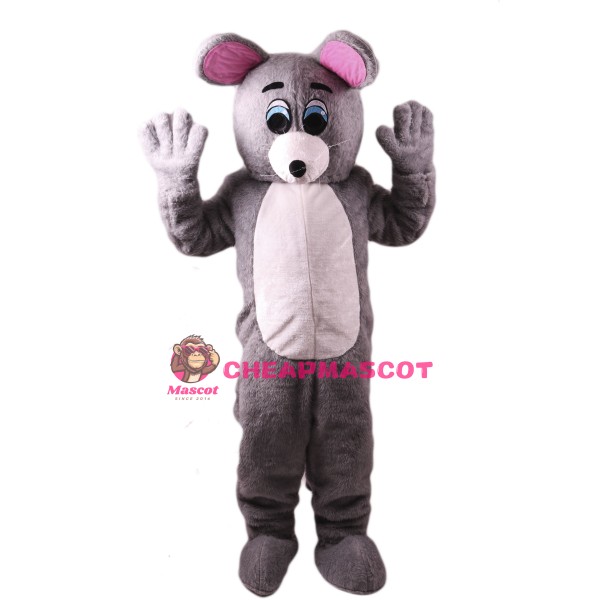 Grey Mouse Lightweight Mascot Costume