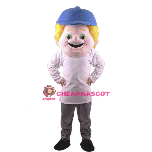 Baseball Kid Head Only Mascot Costume