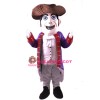Patriot Mascot Costume Gray Hat