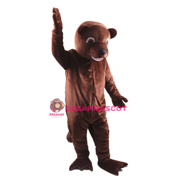 Barney Beaver Mascot Costume