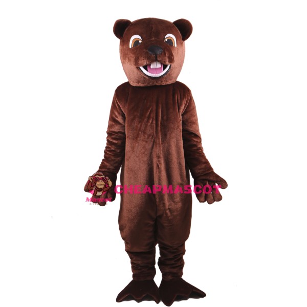 Barney Beaver Mascot Costume