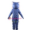 Blue Wildcat Power Cat Mascot Costume