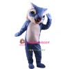 Blue Wildcat Power Cat Mascot Costume