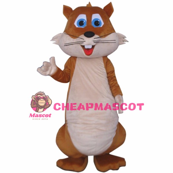 High Quality Chubby Squirrel Mascot Costume