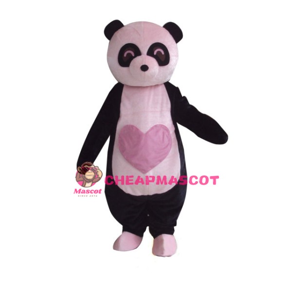 Pink Panda Lightweight Mascot Costume
