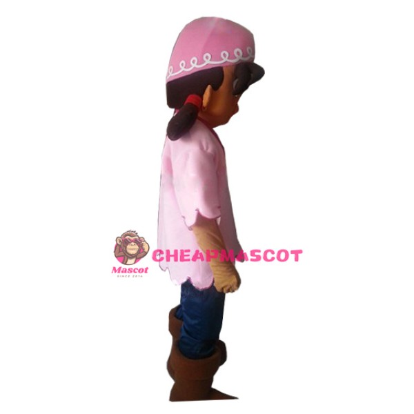 New Izzy Pirate Mascot Costume Jake and Neverland Pirates