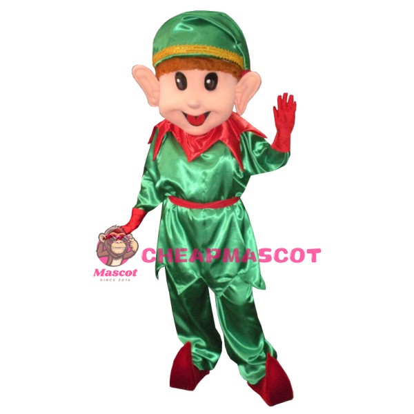 Lovely Christmas Elf Mascot Costume