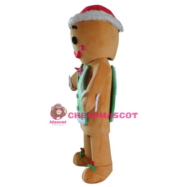 Gingerbread Men Mascot Costume