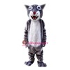 Grey Wildcat Bobcat Mascot Costume