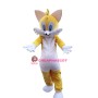 Yellow Cat Mascot Costume