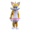 Yellow Cat Mascot Costume