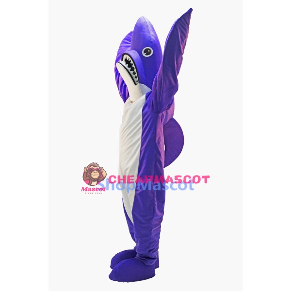 Purple Shark Lightweight Mascot Costume
