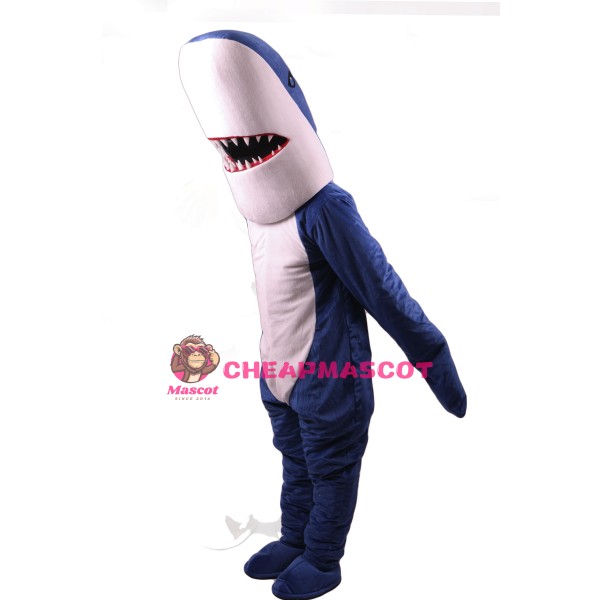 Blue Sharky Shark Mascot Costume