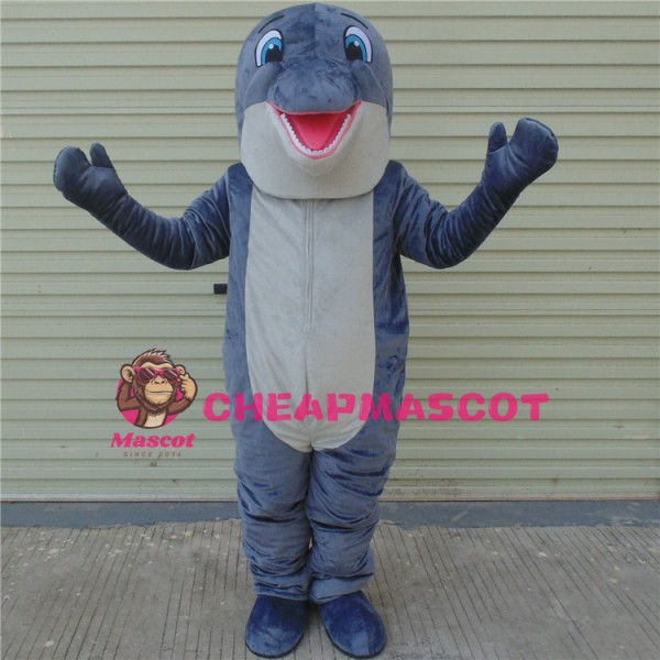 Happy Dolphin Mascot Costume