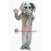 Gray Cute Elephant Mascot Costume on Clearance