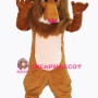 Brown Cute Lion Mascot Costume on Clearance