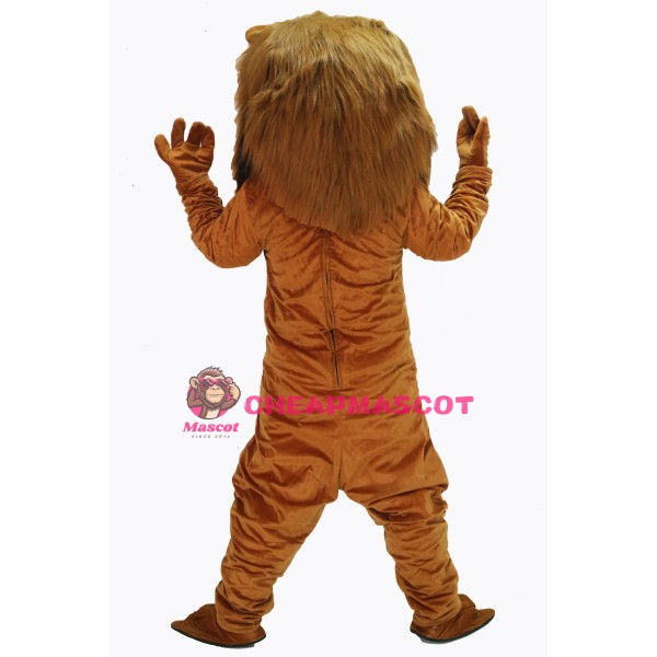 Brown Cute Lion Mascot Costume on Clearance